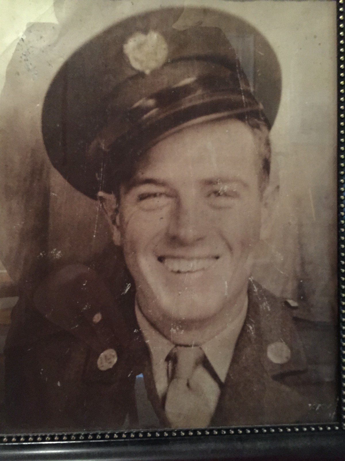a photo of my grandfather in world war two